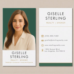 Real Estate Agent Realtor Broker Business Card