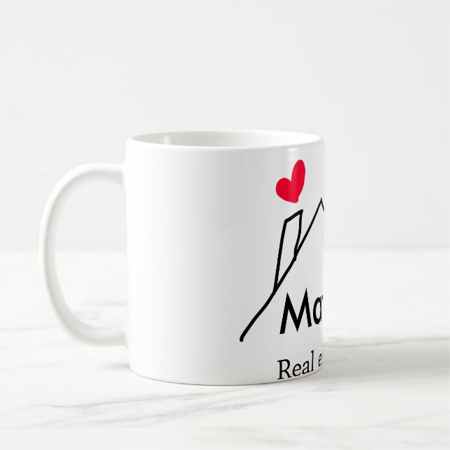 Real estate agent realtor construction home inaugu coffee mug (Left)