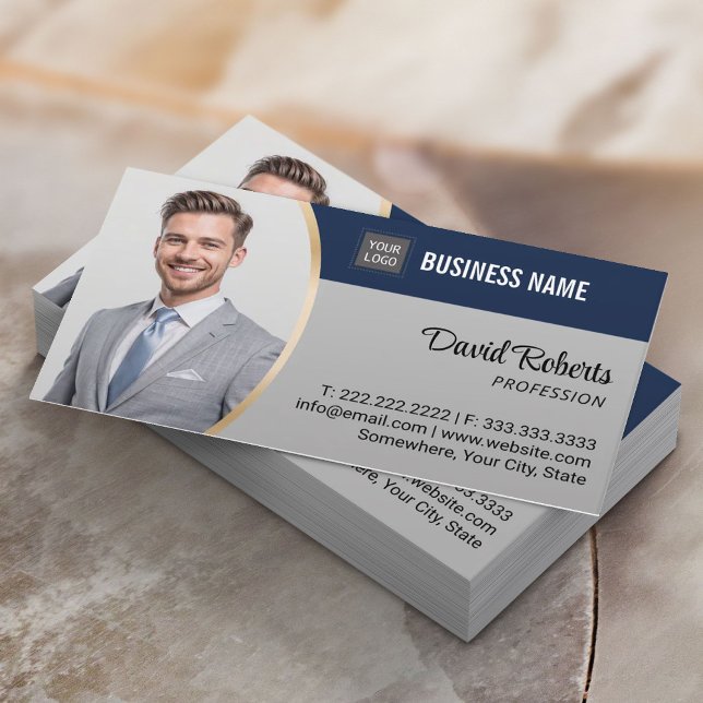 Real Estate Agent Realtor Professional Photo Business Card (Creator Uploaded)