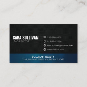 Real Estate Agent Realty Realtor Business Card