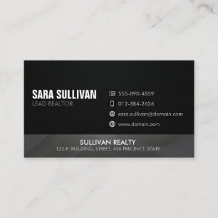 Real Estate Agent Realty Realtor Business Card
