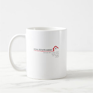 Real Estate Agent Someone Who Take a Hand  Coffee Mug