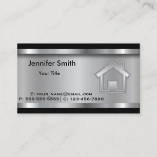 Real Estate Agent   Template   Professional Business Card