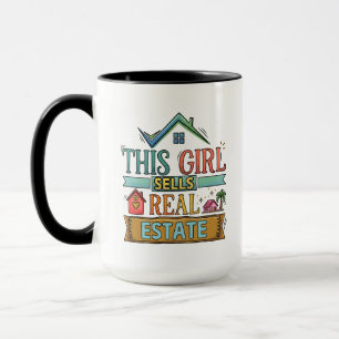 Real Estate Agent This Girl Sells Real Estate Mug