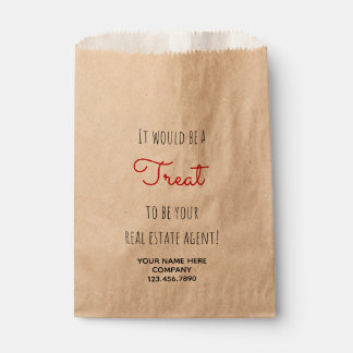 Real Estate Agent Treat Favour Bags