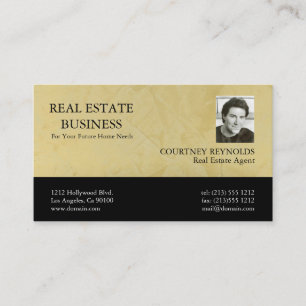 Real Estate Agent Tuscan Sun Business Cards