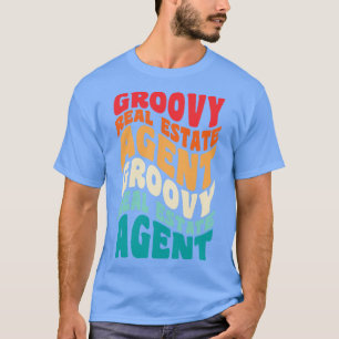 Real Estate Agent Vintage Retro 60s 70s 80s Vibes T-Shirt