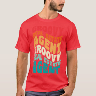 Real Estate Agent Vintage Retro 60s 70s 80s Vibes T-Shirt