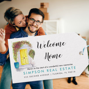 Real Estate Agent Welcome Home Gift Tags