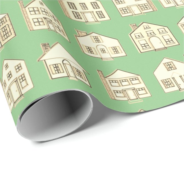 Real Estate Agent Wrapping Paper (Roll Corner)