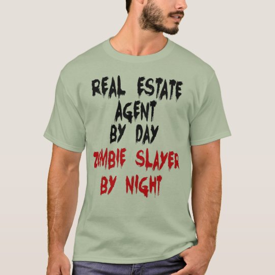 Real Estate Agent Zombie Joke T-Shirt
