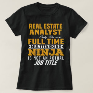 Real Estate Analyst T-Shirt