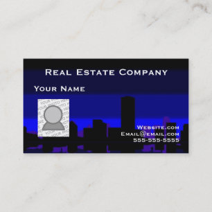 Real Estate and your photo Business Card