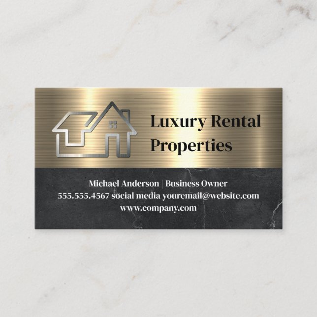 Real Estate | Apartments | Homes Business Card (Front)
