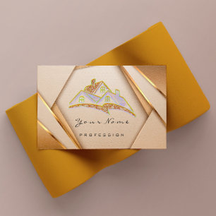 Real Estate Apartments Mortgages Home Values Logo Business Card