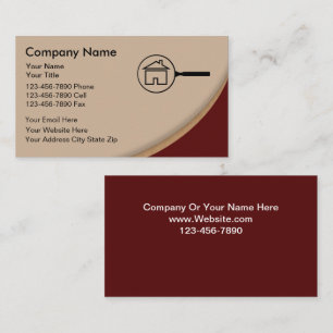 Real Estate Appraiser Business Card