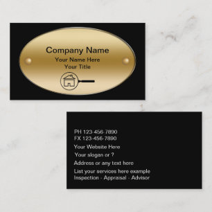 Real Estate Appraiser Business Cards
