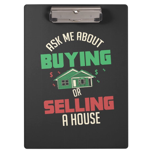 Real Estate - Ask Me Clipboard (Front)