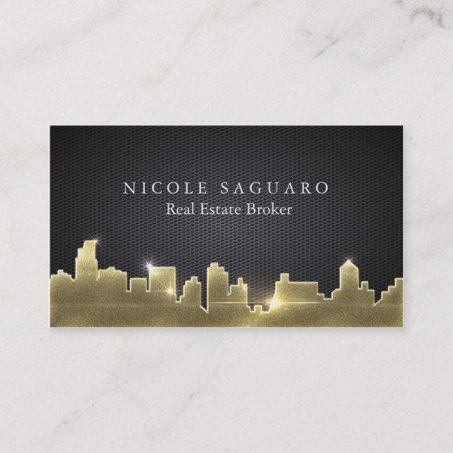 Real Estate Broker Business Card (Front)