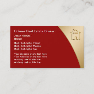 Real Estate Broker Business Cards