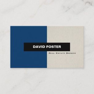 Real Estate Broker - Simple Elegant Stylish Business Card
