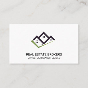 Real Estate Brokers   Property Business Card