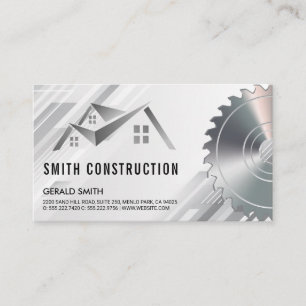 Real Estate Builders General Contractor Business Card
