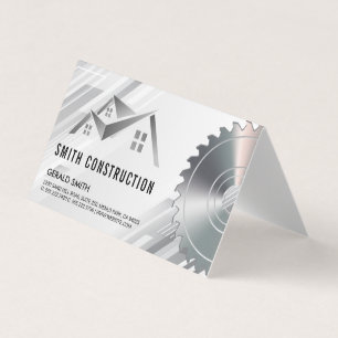 Real Estate Builders General Contractor Business Card