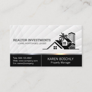 Real Estate Buildings   Coastal Business Card