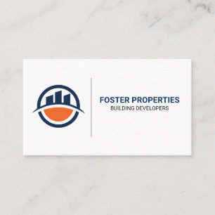 Real Estate Buildings   Property Business Card