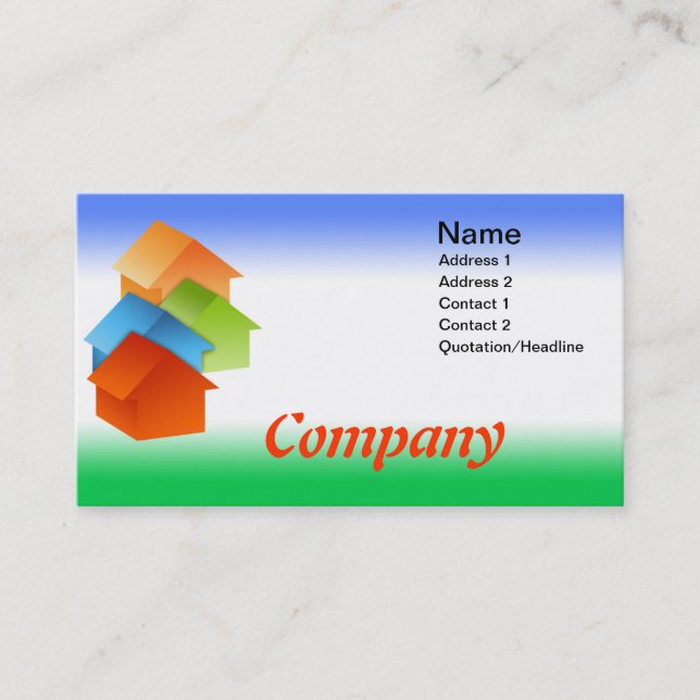 Real Estate Business Card (Front)