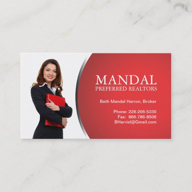 Real Estate Business Card (Front)