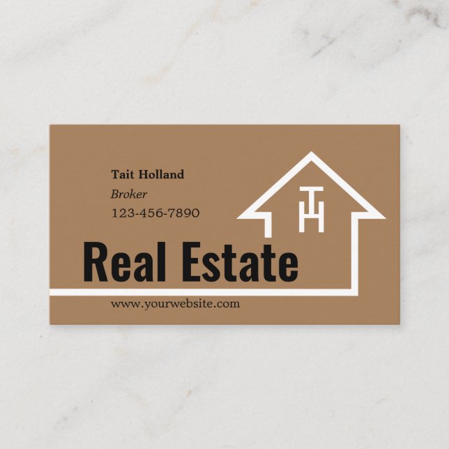 Real Estate Business Card (Front)