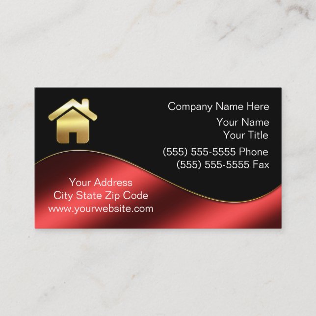 Real Estate Business Card (Front)