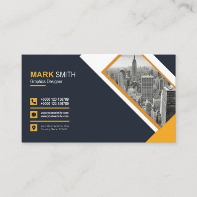 Real Estate Business Card  (Front)