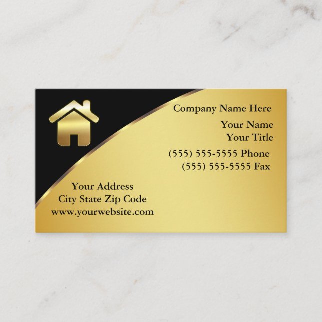 Real Estate Business Card (Front)