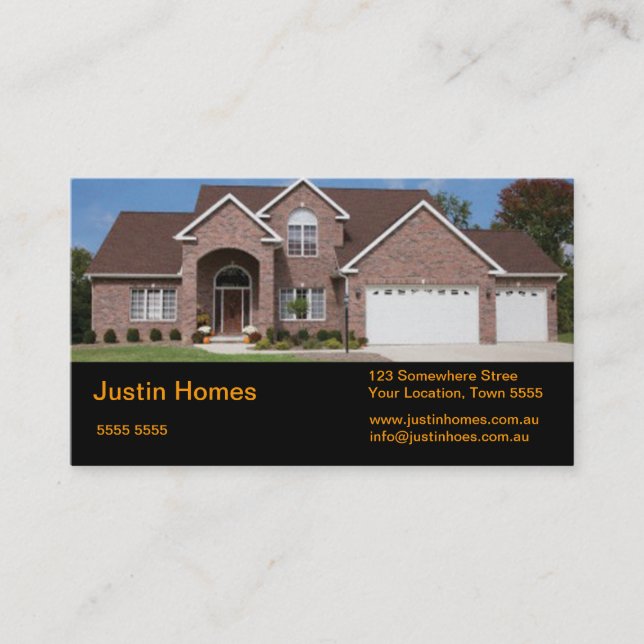 Real Estate Business Card (Front)