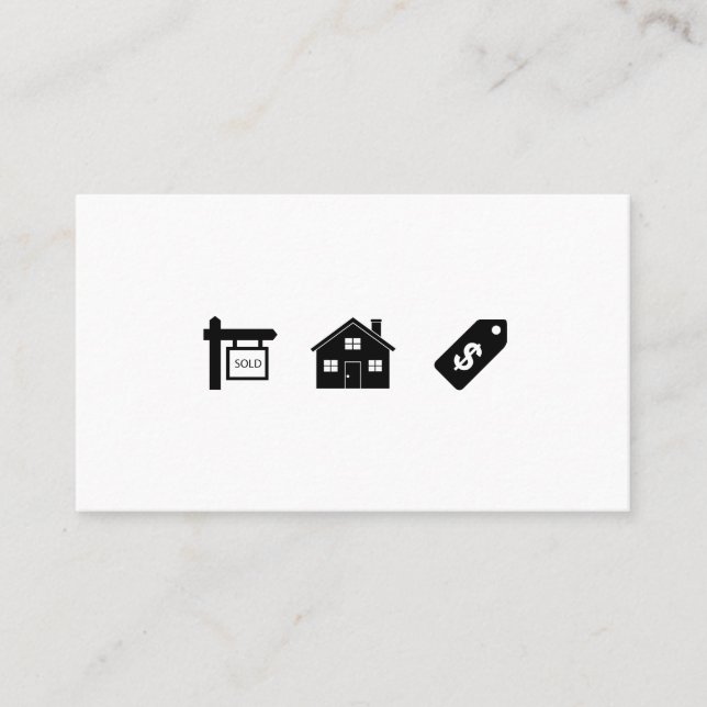 Real Estate Business Card (Front)