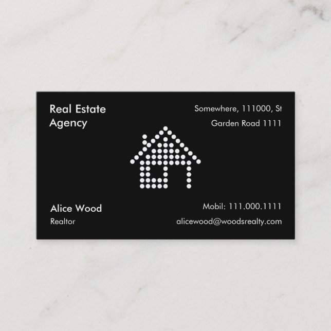 Real Estate Business Card (Front)