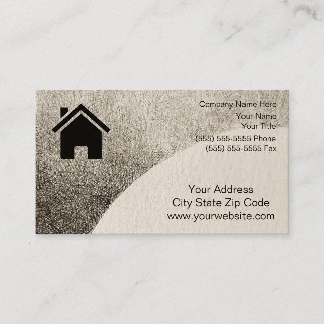 Real Estate Business Card (Front)