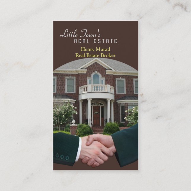 Real Estate Business Card (Front)