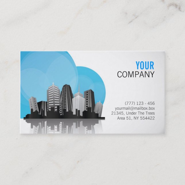 Real estate business card (Front)