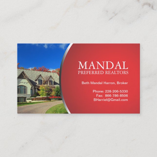 Real Estate Business Card (Front)