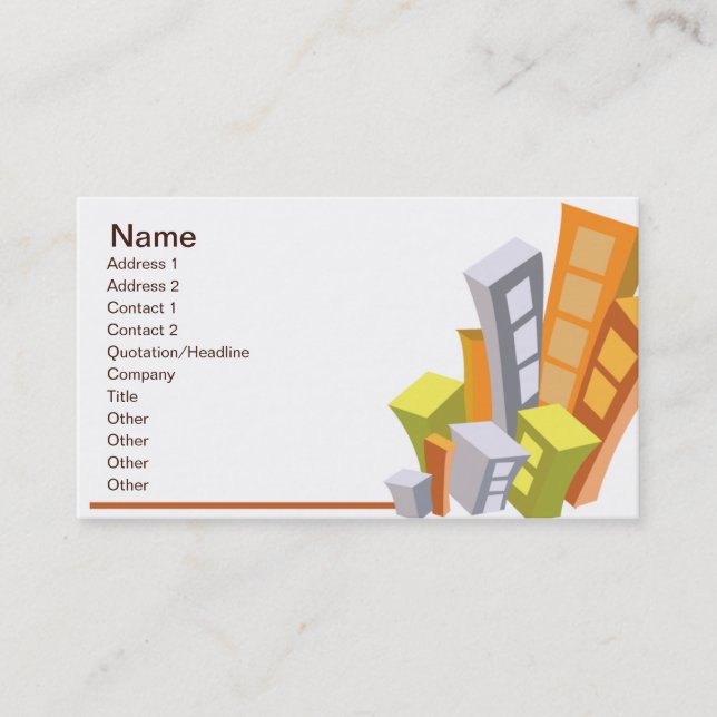 Real Estate - Business Card (Front)