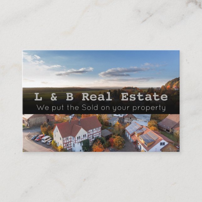Real Estate business card (Front)