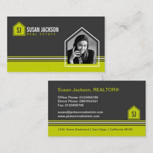 Real Estate Business Card with Photo