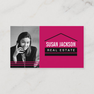 Real Estate Business Card with Photo