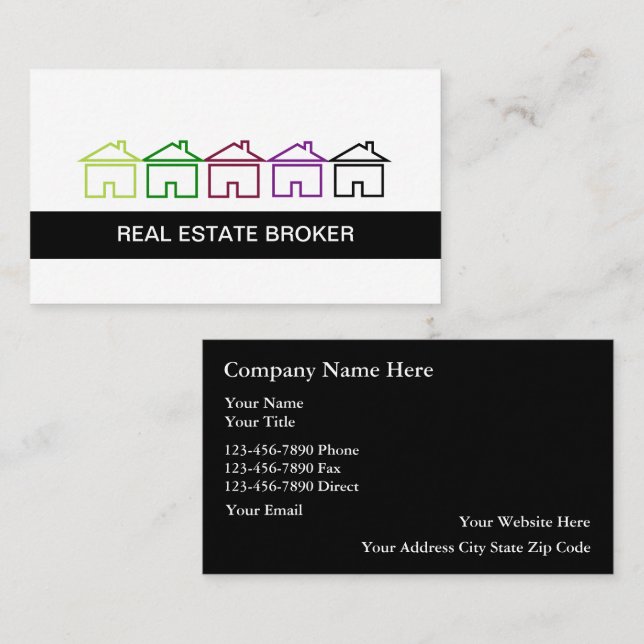 Real Estate Business Cards (Front/Back)