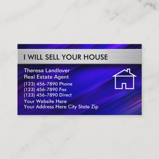 Real Estate Business Cards (Front)
