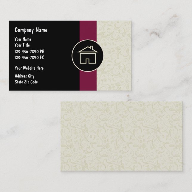 Real Estate Business Cards (Front/Back)